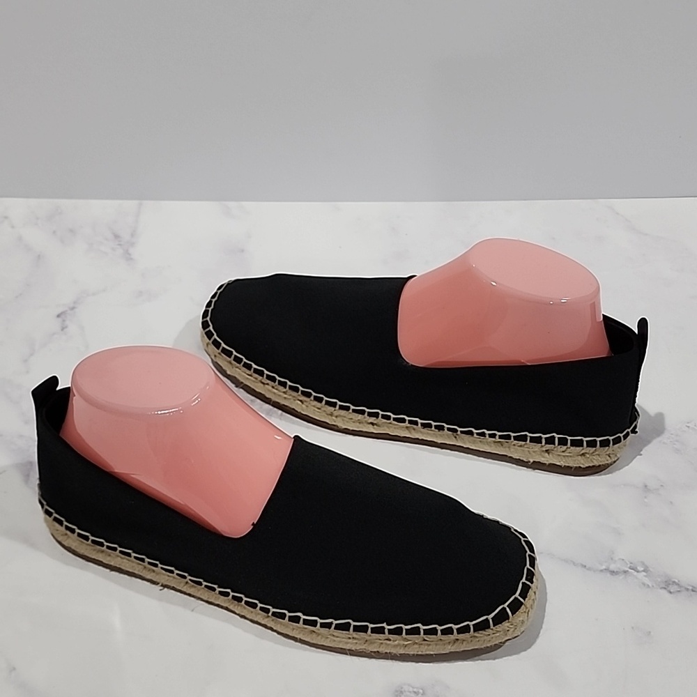 1 State Black Espadrille Slip-On Flats Never Worn
